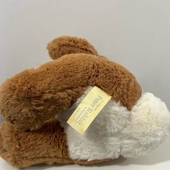 Peter Rabitt Brown and White Stuffed Bunny with Soft Fur - Picture 10 of 10